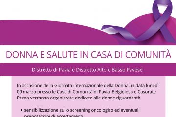 Donna e salute in casa di comunità - 9 marzo 2026